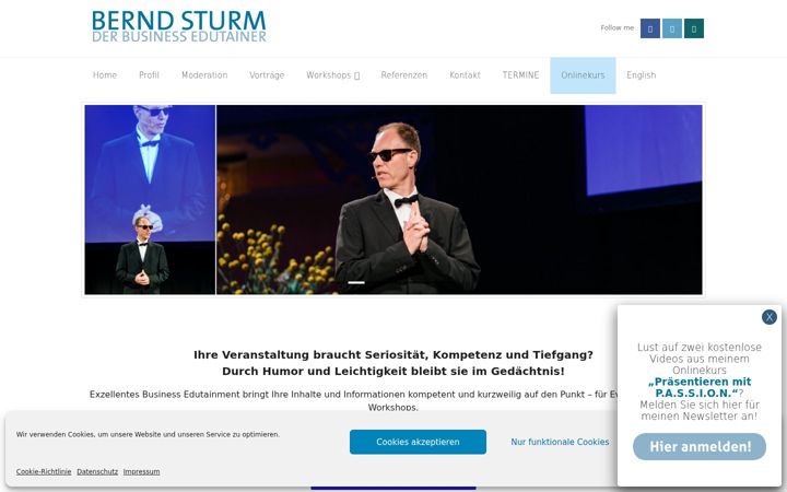 Screenshot of berndsturm.com