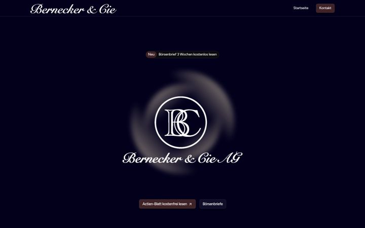 Screenshot of bernecker-und-cie.ch