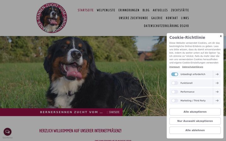 Screenshot of bernersennen-jansenhof.de