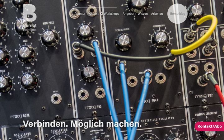 Screenshot of bernet.ch