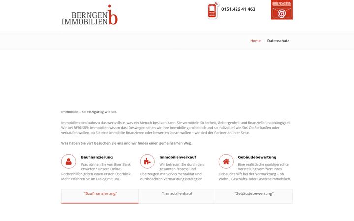 Screenshot of berngen-immobilien.de