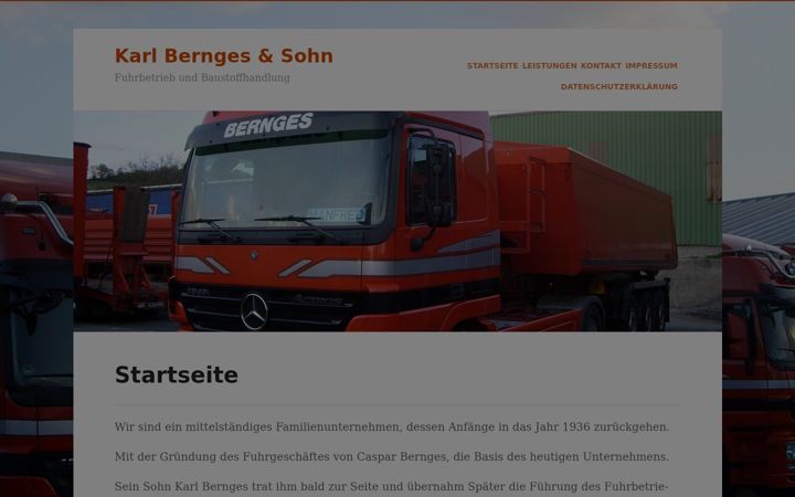 Screenshot of bernges.com