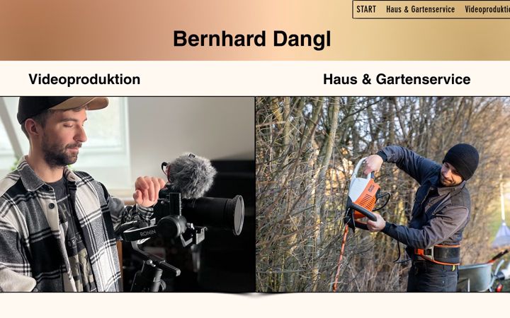 Skærmbillede af bernhard-dangl.at