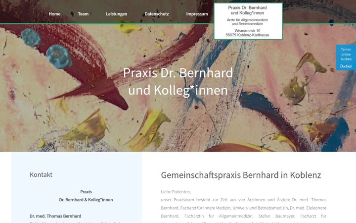 Screenshot of bernhard-koblenz.de