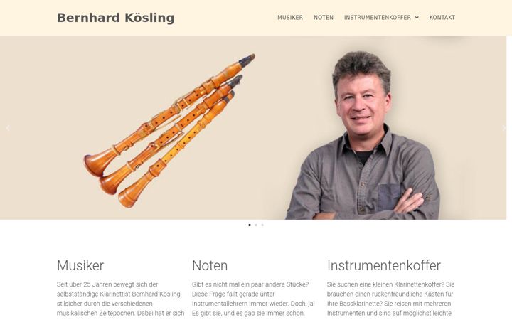 Screenshot of bernhard-koesling.de