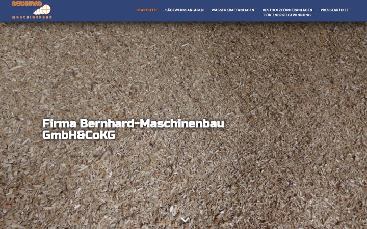 Zrzut ekranu bernhard-maschinenbau.de