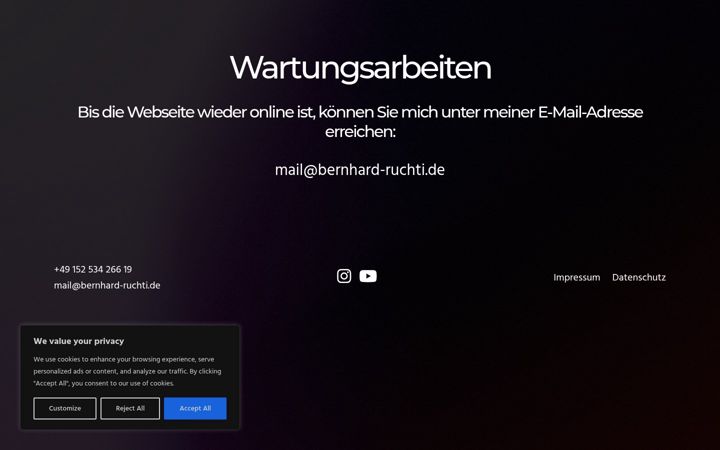 Screenshot of bernhard-ruchti.de