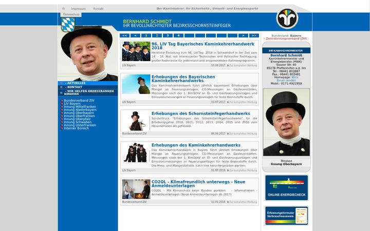 Screenshot of bernhard-schmidt-kaminkehrer.de
