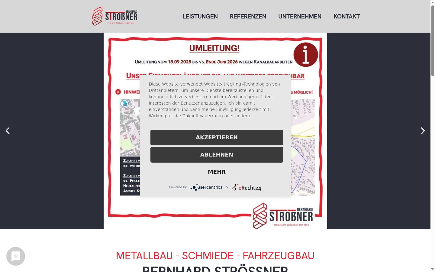 Screenshot tal-banner tal-kunsens muri qabel kwalunkwe interazzjoni