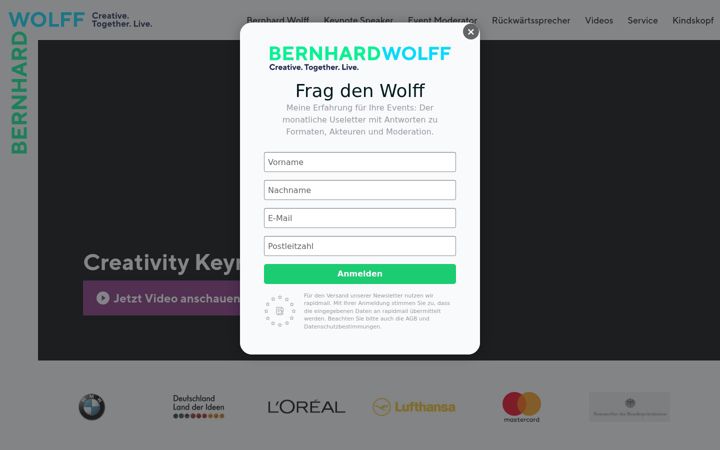 Zrzut ekranu bernhard-wolff.de