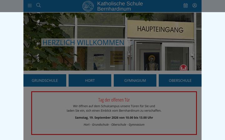 Zrzut ekranu bernhardinum.de