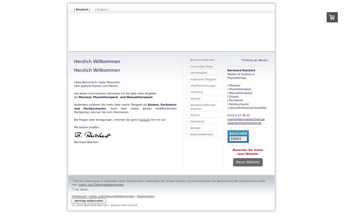 Screenshot of bernhardreichert.de