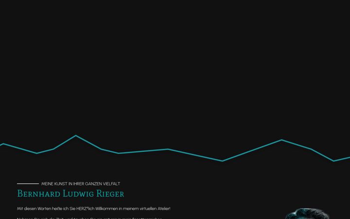 Screenshot of bernhardrieger.com