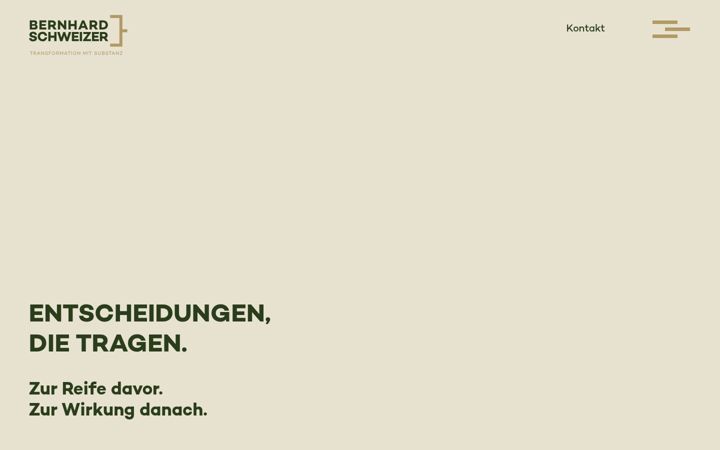 Screenshot of bernhardschweizer.ch