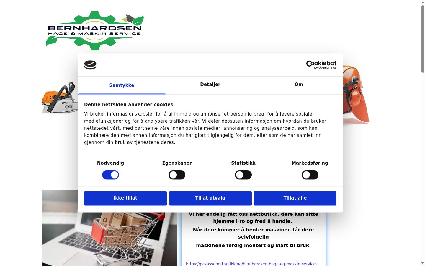 Screenshot tal-banner tal-kunsens muri qabel kwalunkwe interazzjoni