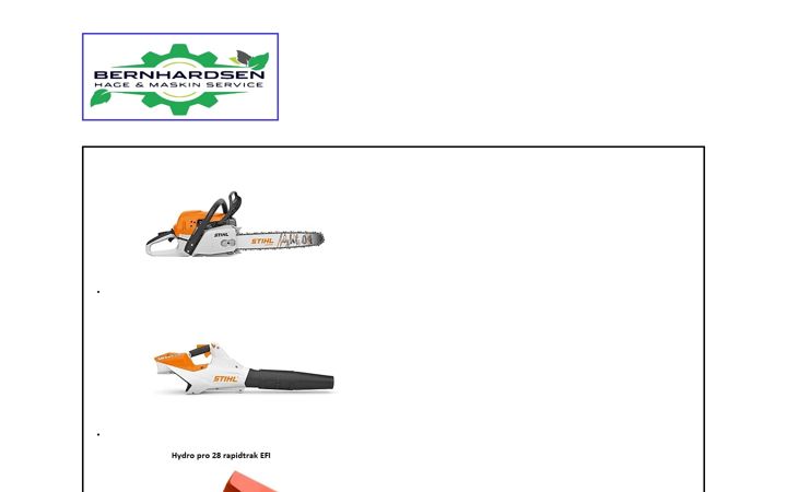 Screenshot of bernhardsen.com