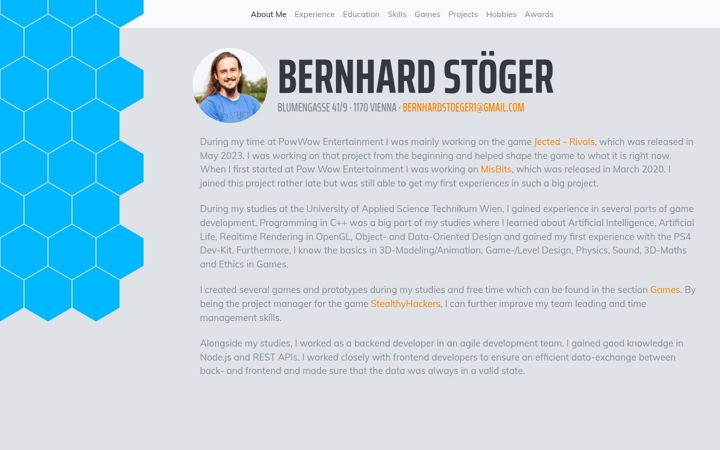 Screenshot of bernhardstoeger.bplaced.net