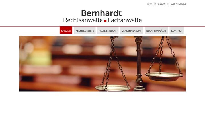 Screenshot of bernhardt-rechtsanwaelte.de
