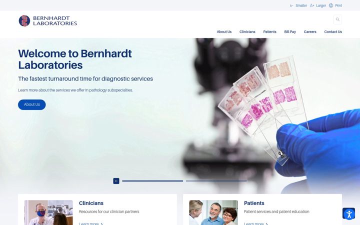 Screenshot of bernhardtlabs.com
