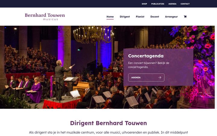 Zrzut ekranu bernhardtouwen.nl