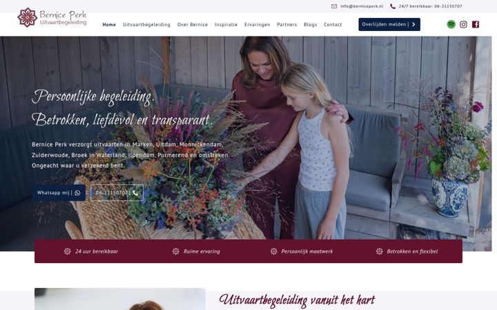 Screenshot of berniceperk.nl