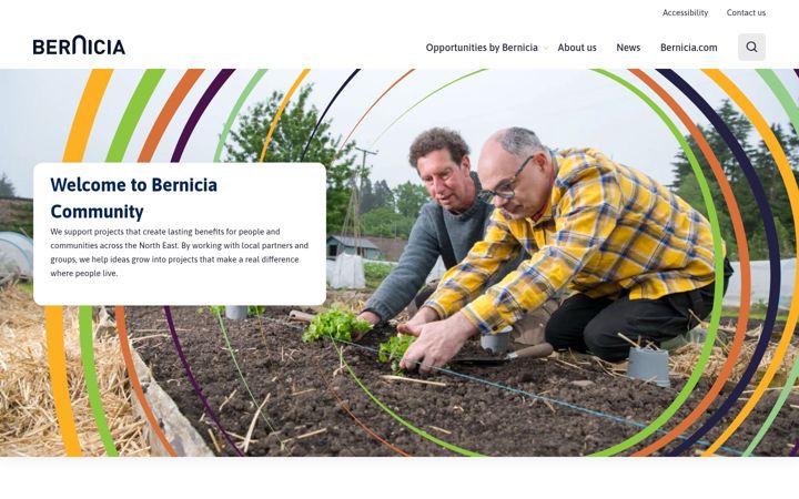 Screenshot of berniciafoundation.com
