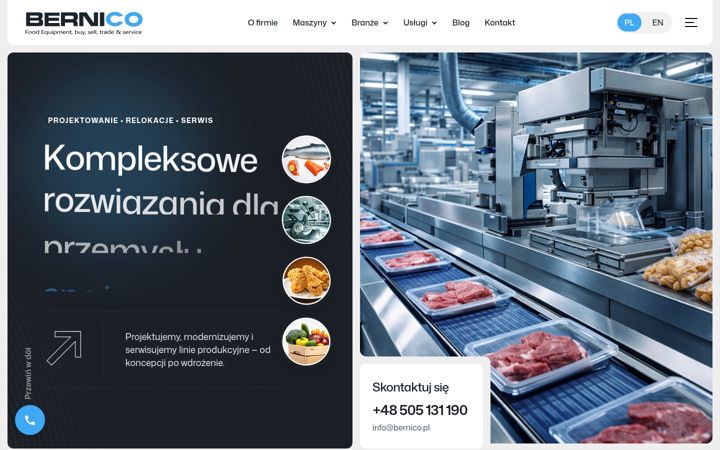 Skärmbild av bernico.pl