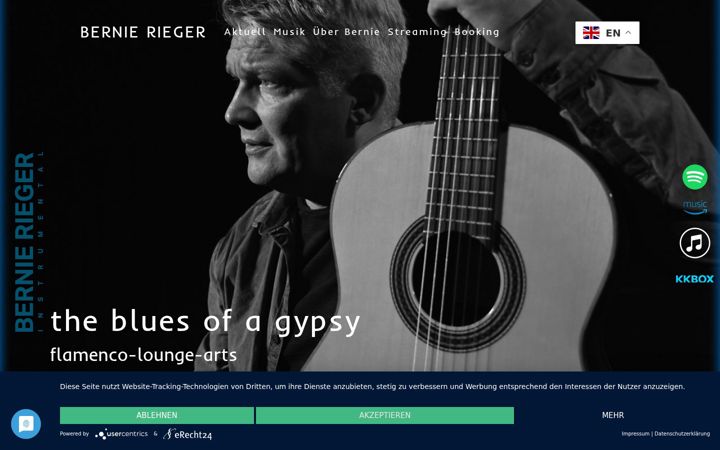 Screenshot of bernie-rieger.com