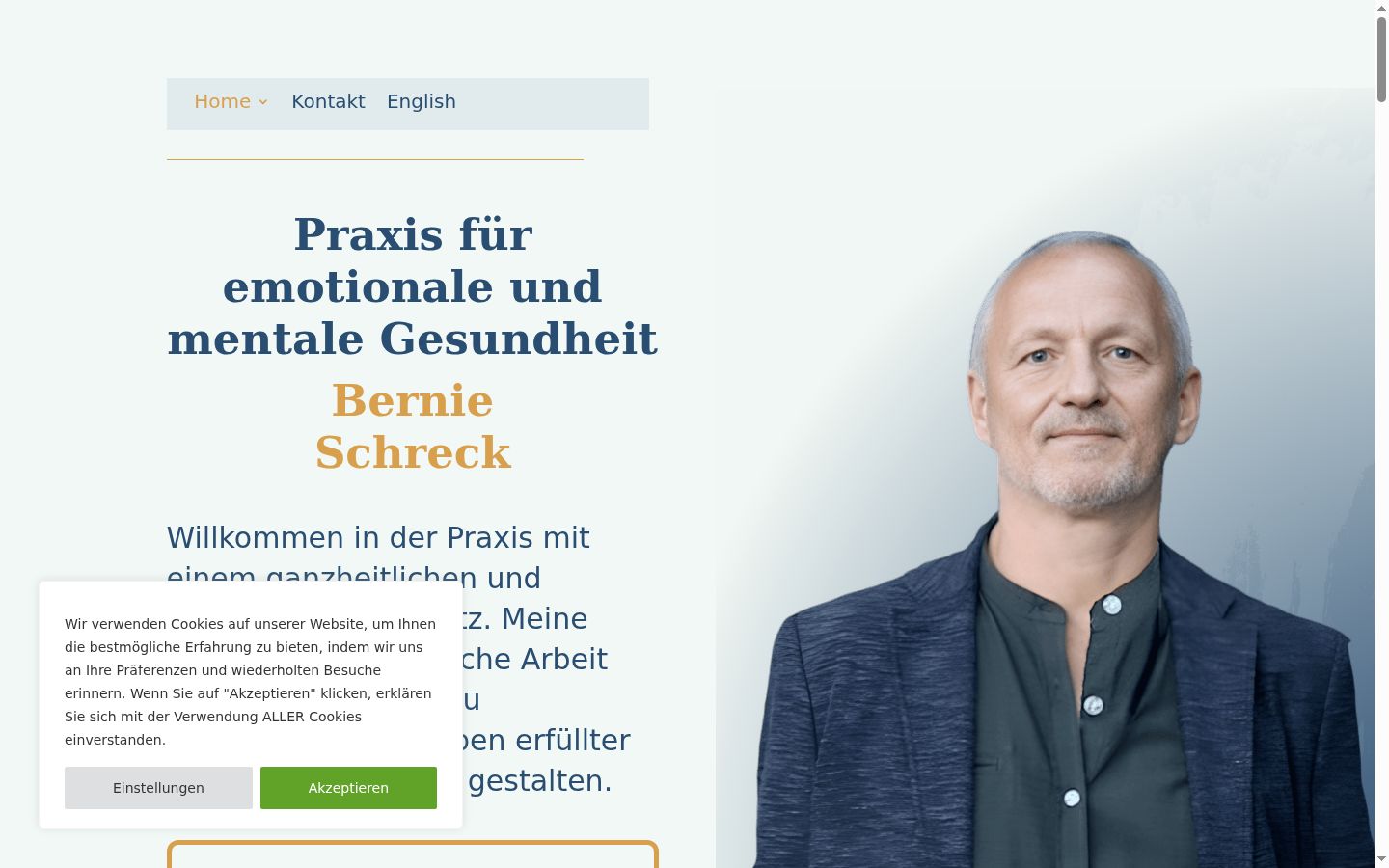 Screenshot van de toestemmingsbanner zoals getoond vóór enige interactie
