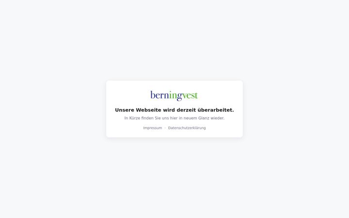 Screenshot of berning-invest.de