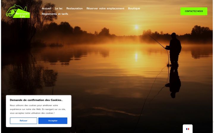 Screenshot of bernissartlac.be