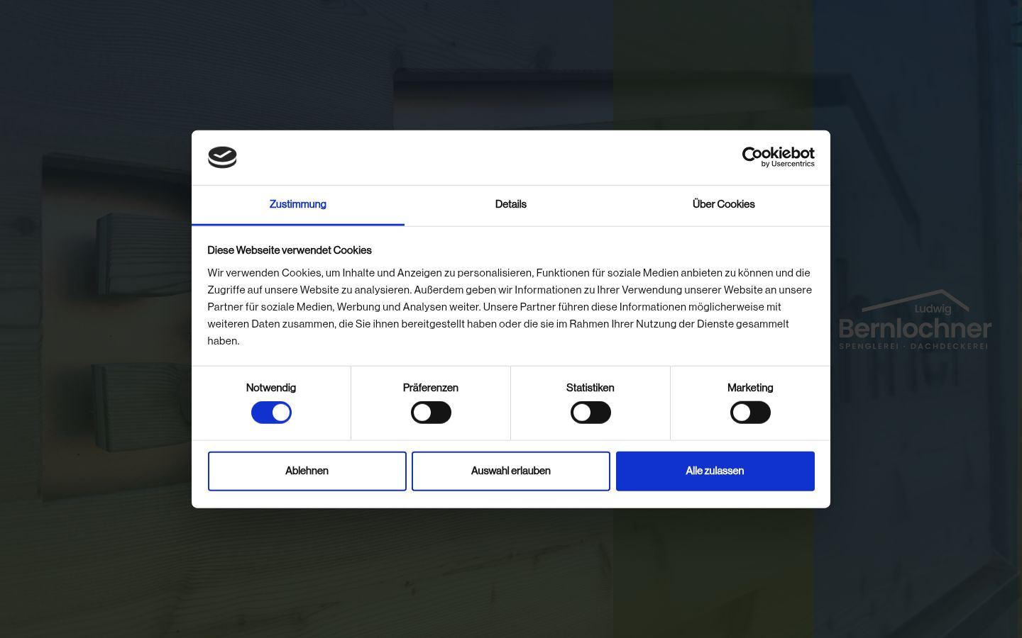 Snímek obrazovky baneru souhlasu zobrazeného před jakoukoli interakcí
