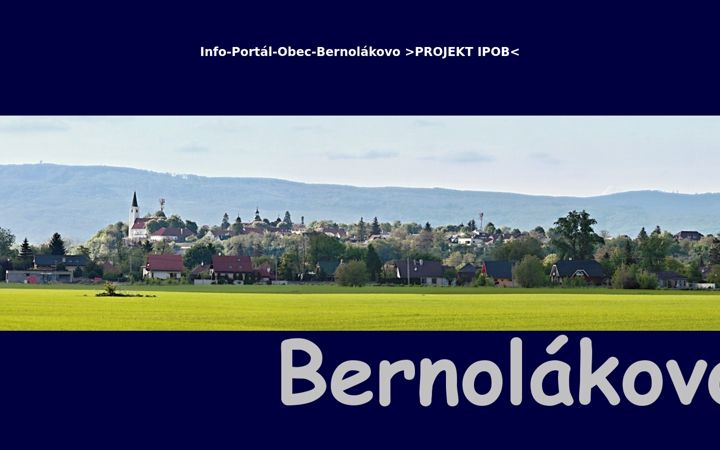 Screenshot of bernolakovo.info