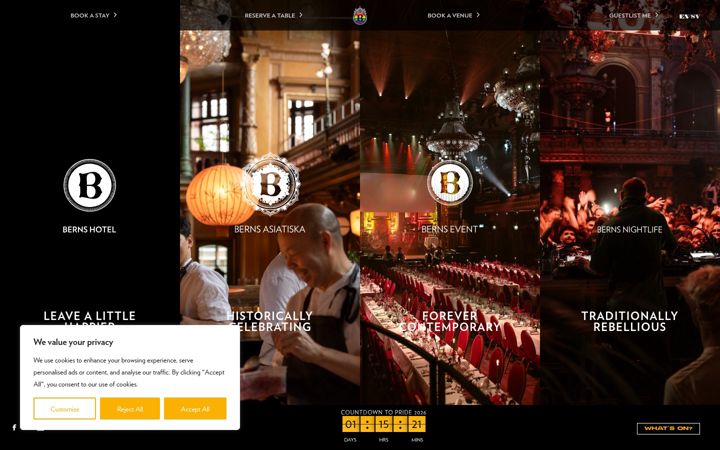 Screenshot of berns.se