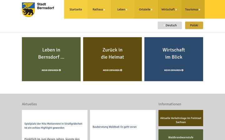 Screenshot of bernsdorf.de