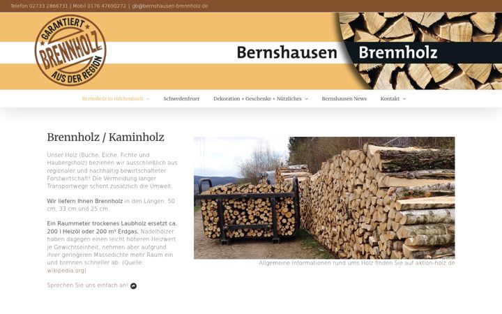 Екранна снимка на bernshausen-brennholz.de