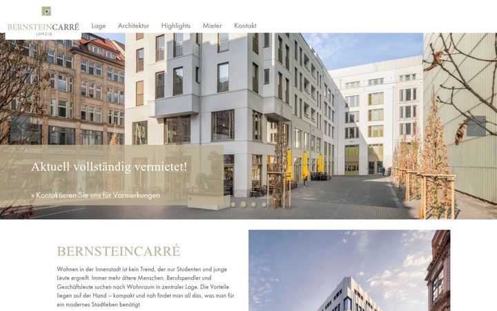 Screenshot of bernstein-carre.de