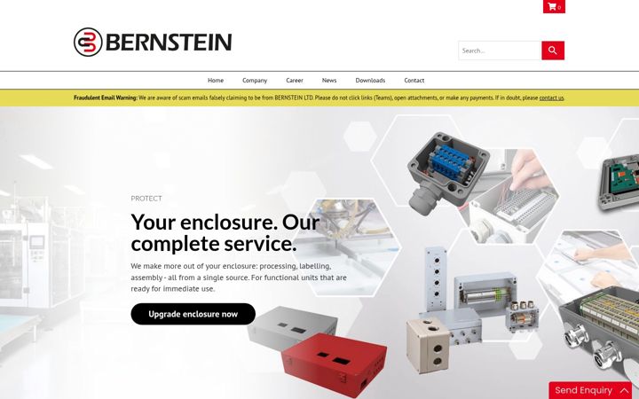 Captură de ecran a bernstein-ltd.co.uk