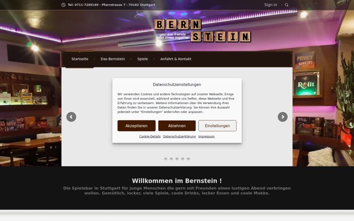 Екранна снимка на bernstein-stuttgart.de