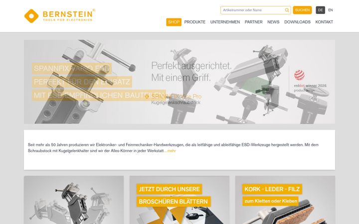 Screenshot of bernstein-werkzeuge.de
