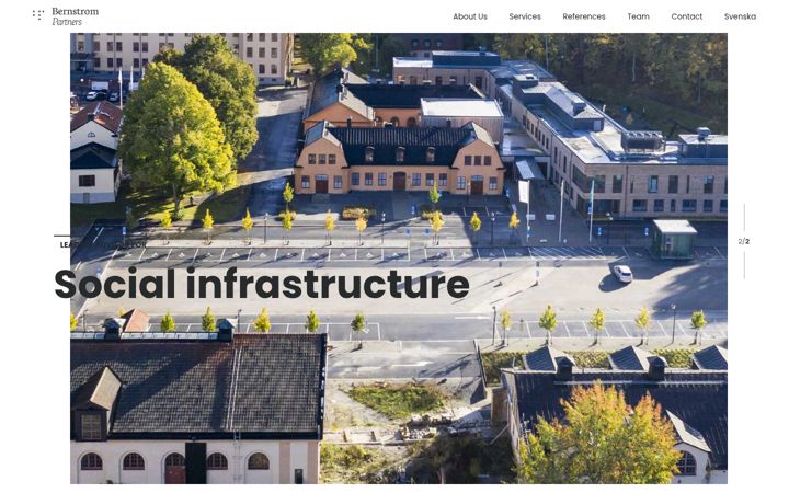 Screenshot of bernstrompartners.se