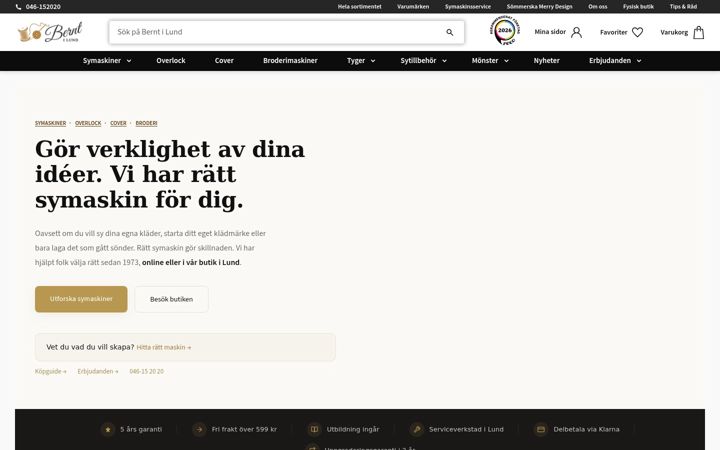Screenshot of berntilund.se