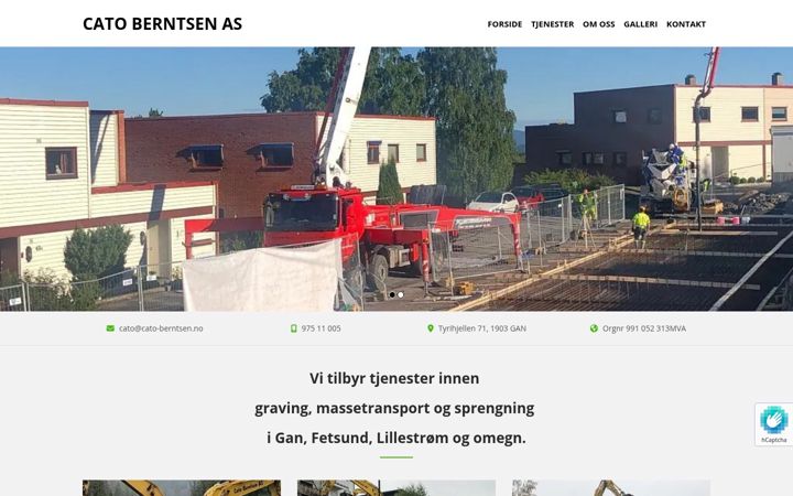 Screenshot of berntsenas.no