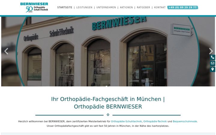 Zrzut ekranu bernwieser.de