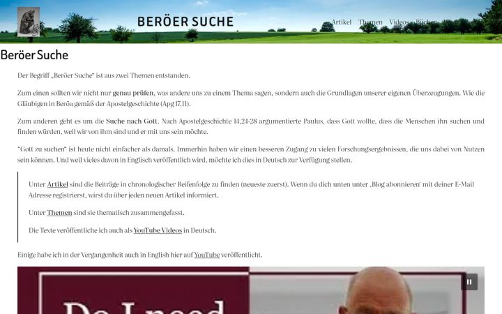 Screenshot of beroeans.info