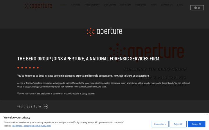 Screenshot of berogroup.com