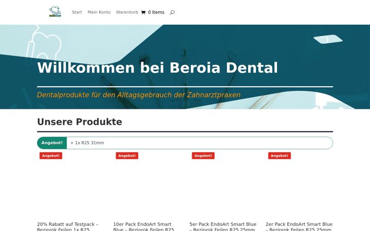 Zrzut ekranu beroia-dental.de