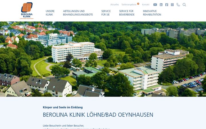Screenshot of berolinaklinik.de