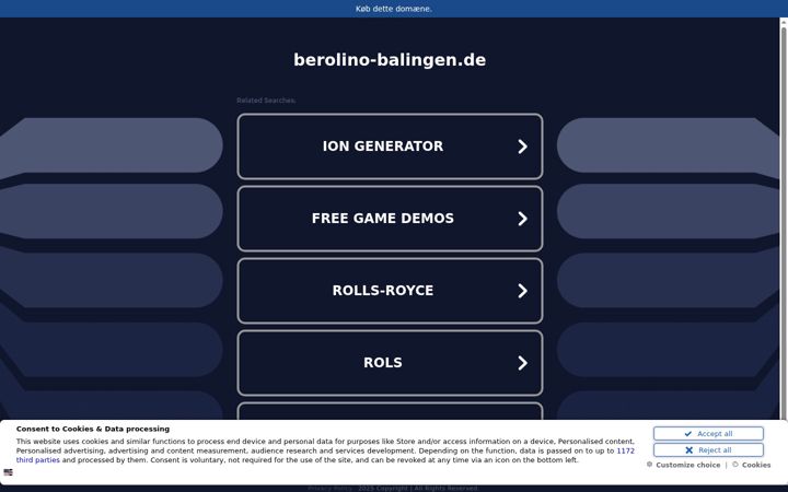 Screenshot of berolino-balingen.de