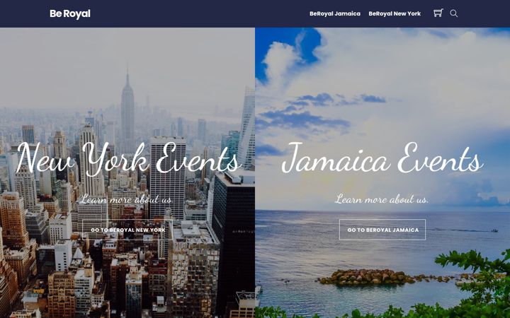 Screenshot of beroyalstudio.com
